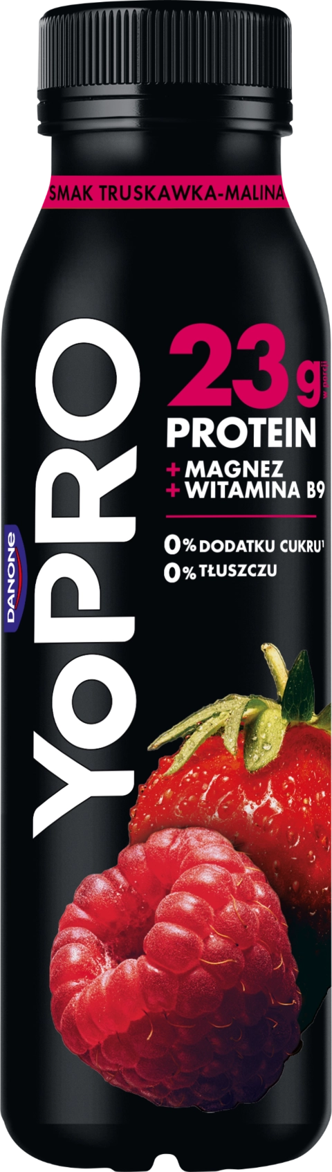 JOGURT PITNY O SMAKU TRUSKAWKA-MALINA